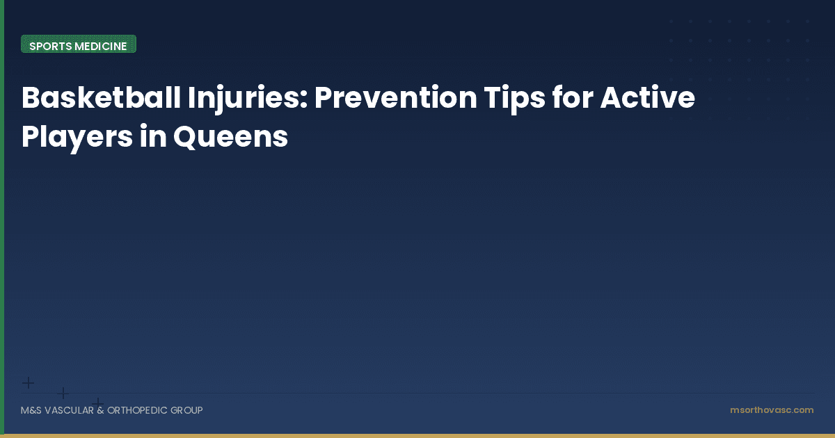 Basketball Injuries: Prevention Tips for Active Players in Queens