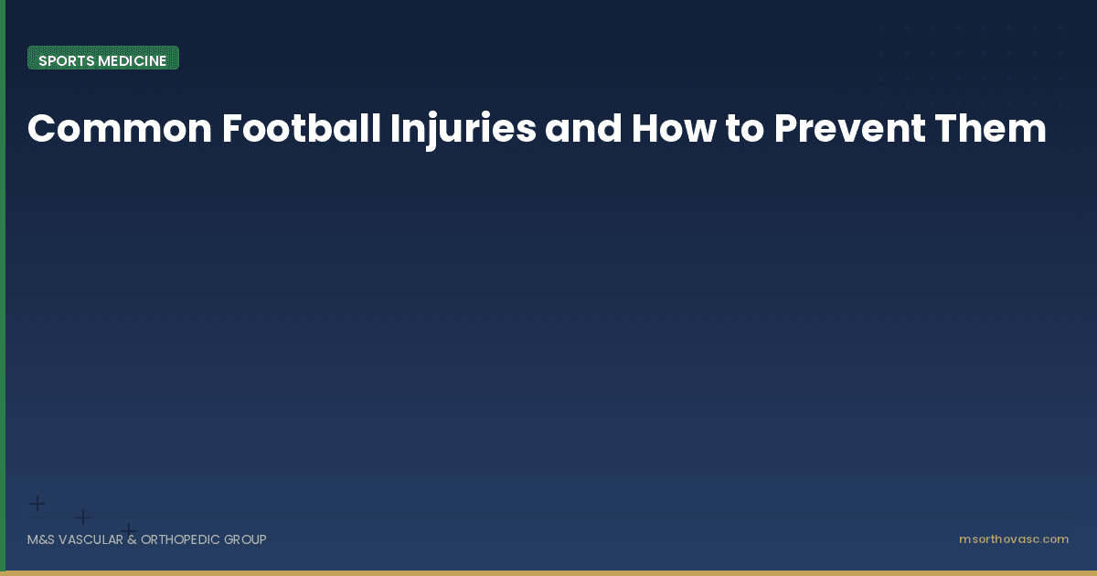 Common Football Injuries and How to Prevent Them