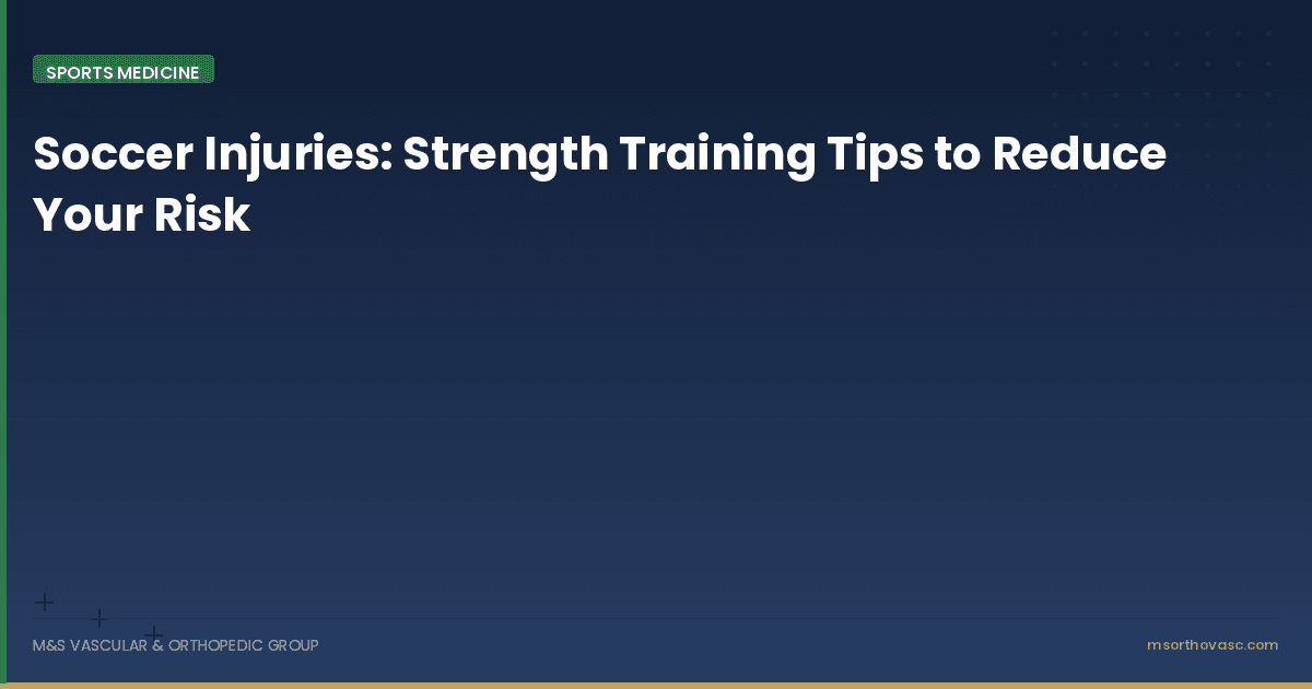 Soccer Injuries: Strength Training Tips to Reduce Your Risk