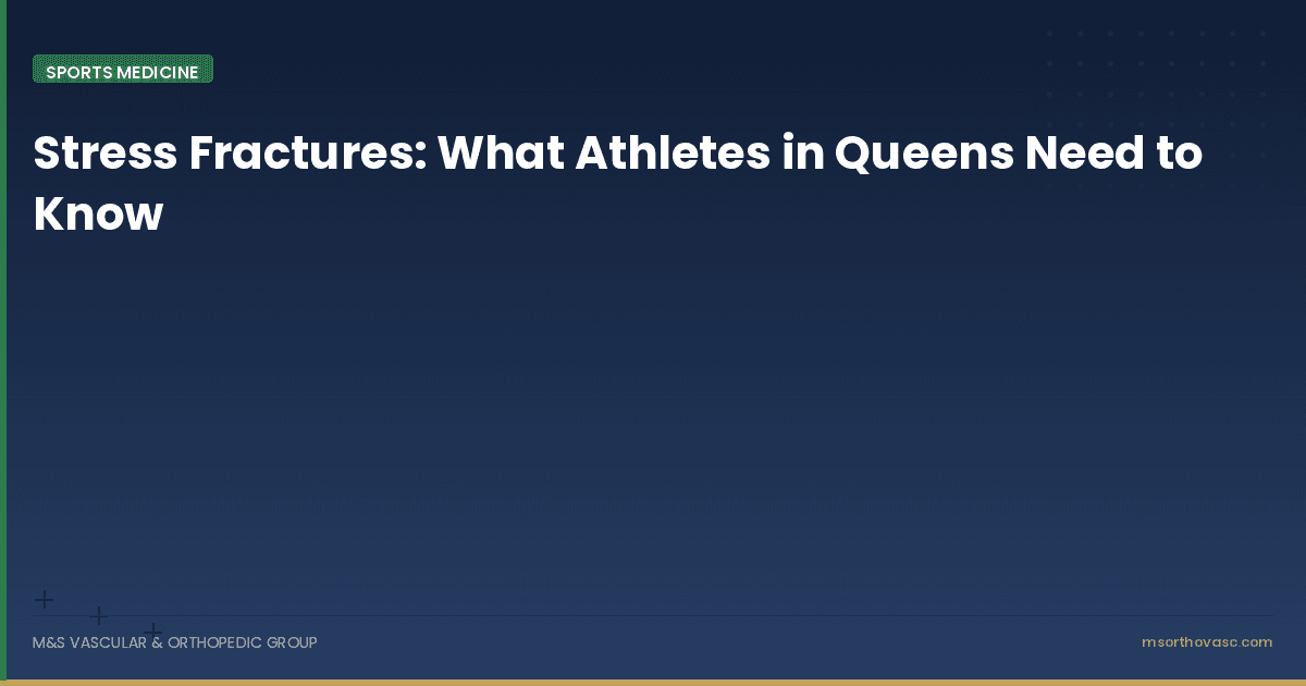 Stress Fractures: What Athletes in Queens Need to Know